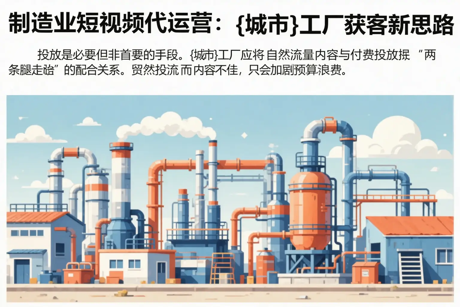 制造业短视频代运营：济宁工厂获客新思路