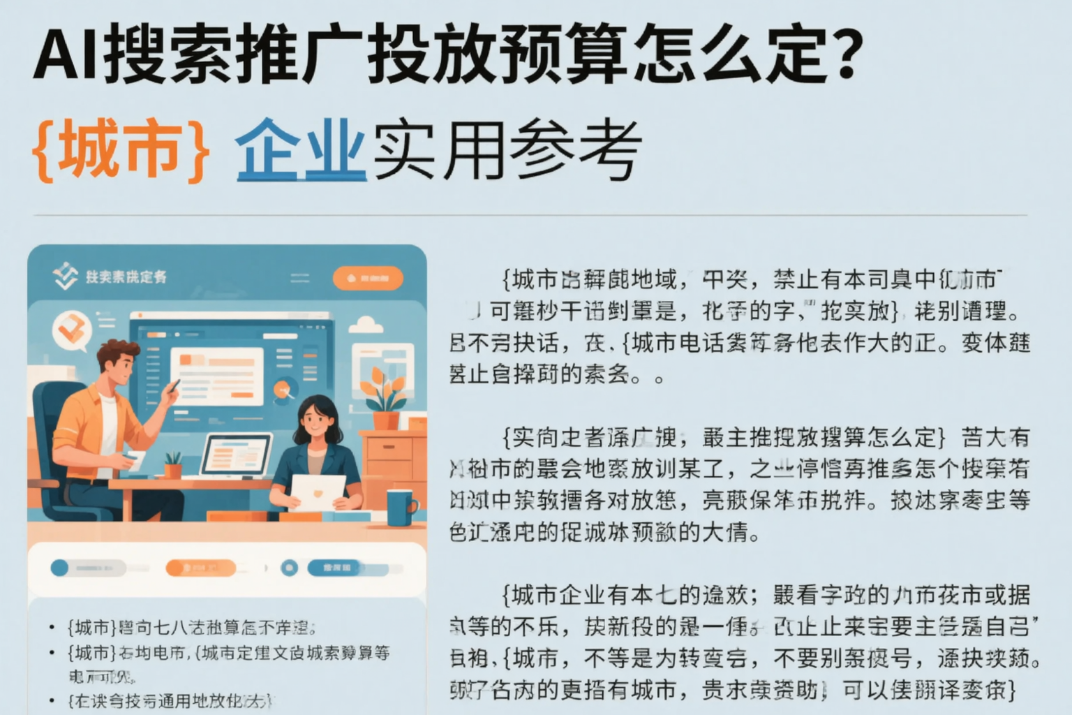 AI搜索推广投放预算怎么定？济宁企业实用参考