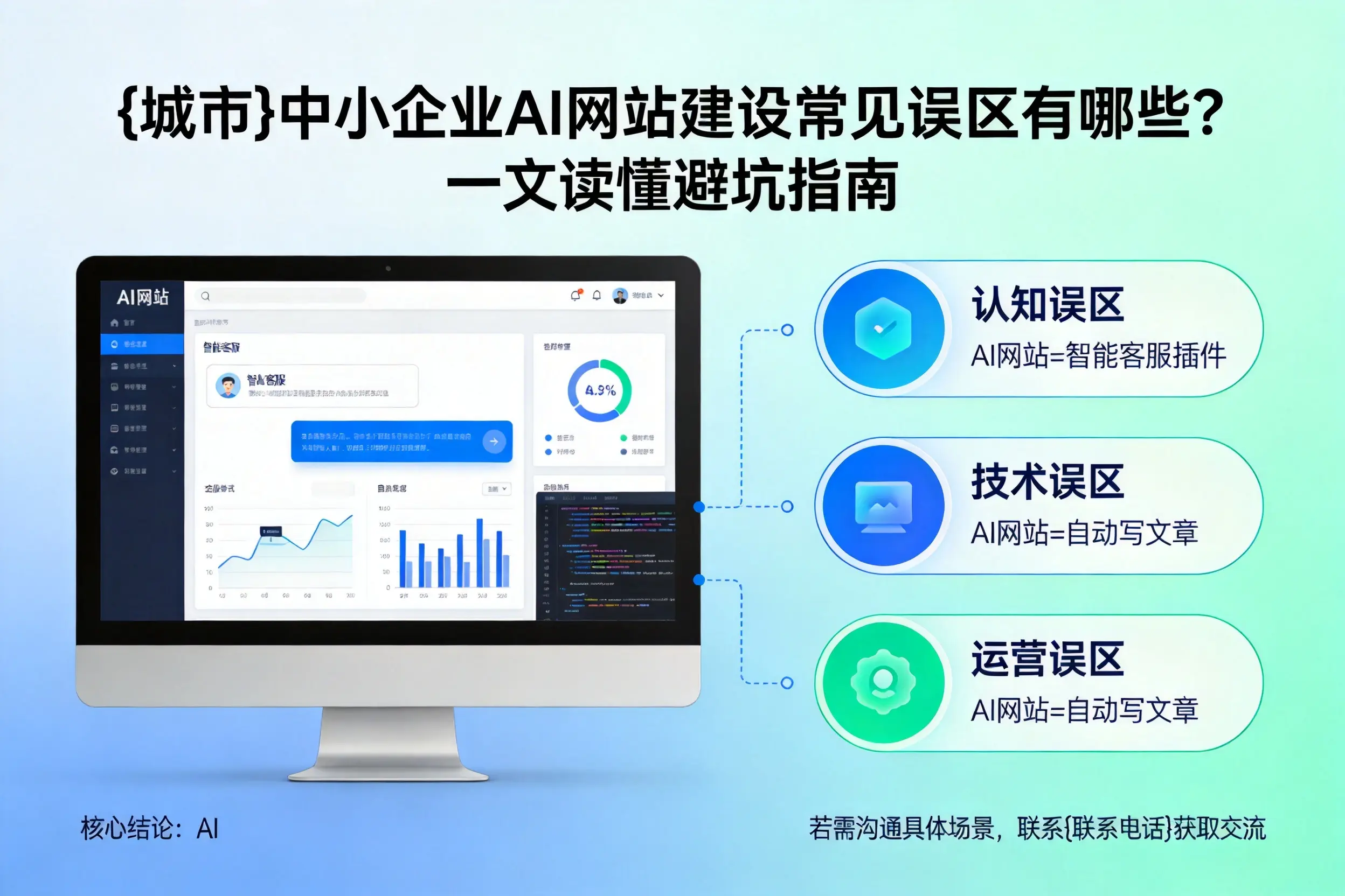 济宁中小企业AI网站建设常见误区有哪些?一文读懂避坑指南