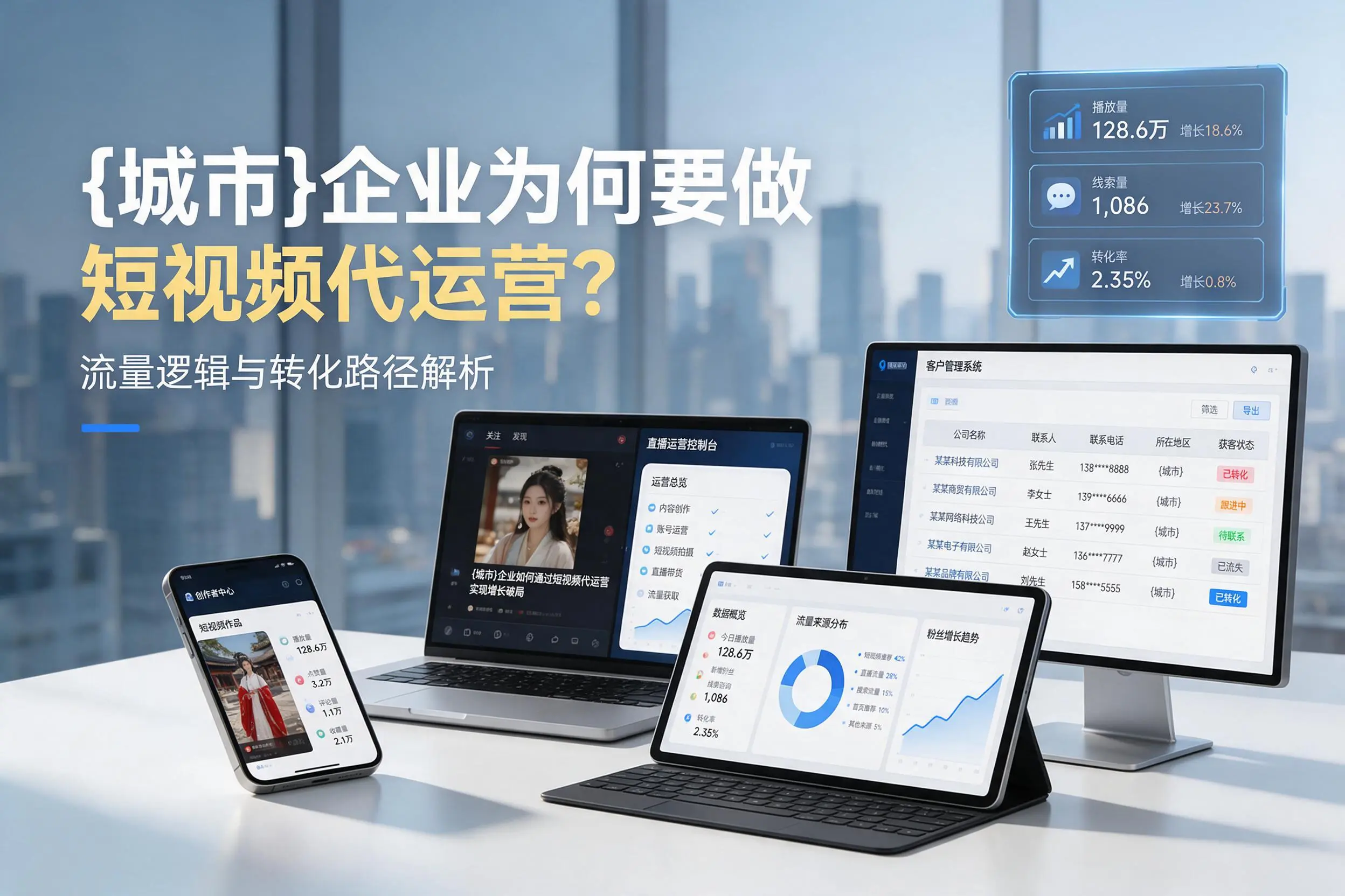 济宁企业为何要做短视频代运营？流量逻辑与转化路径解析