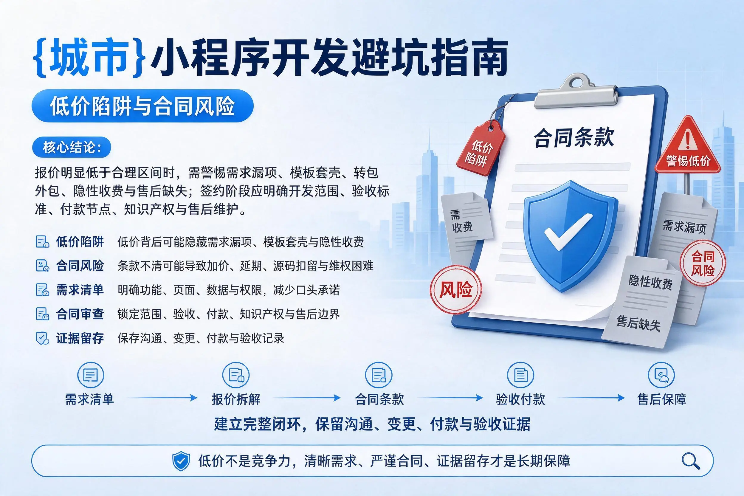 济宁小程序开发避坑指南：低价陷阱与合同风险