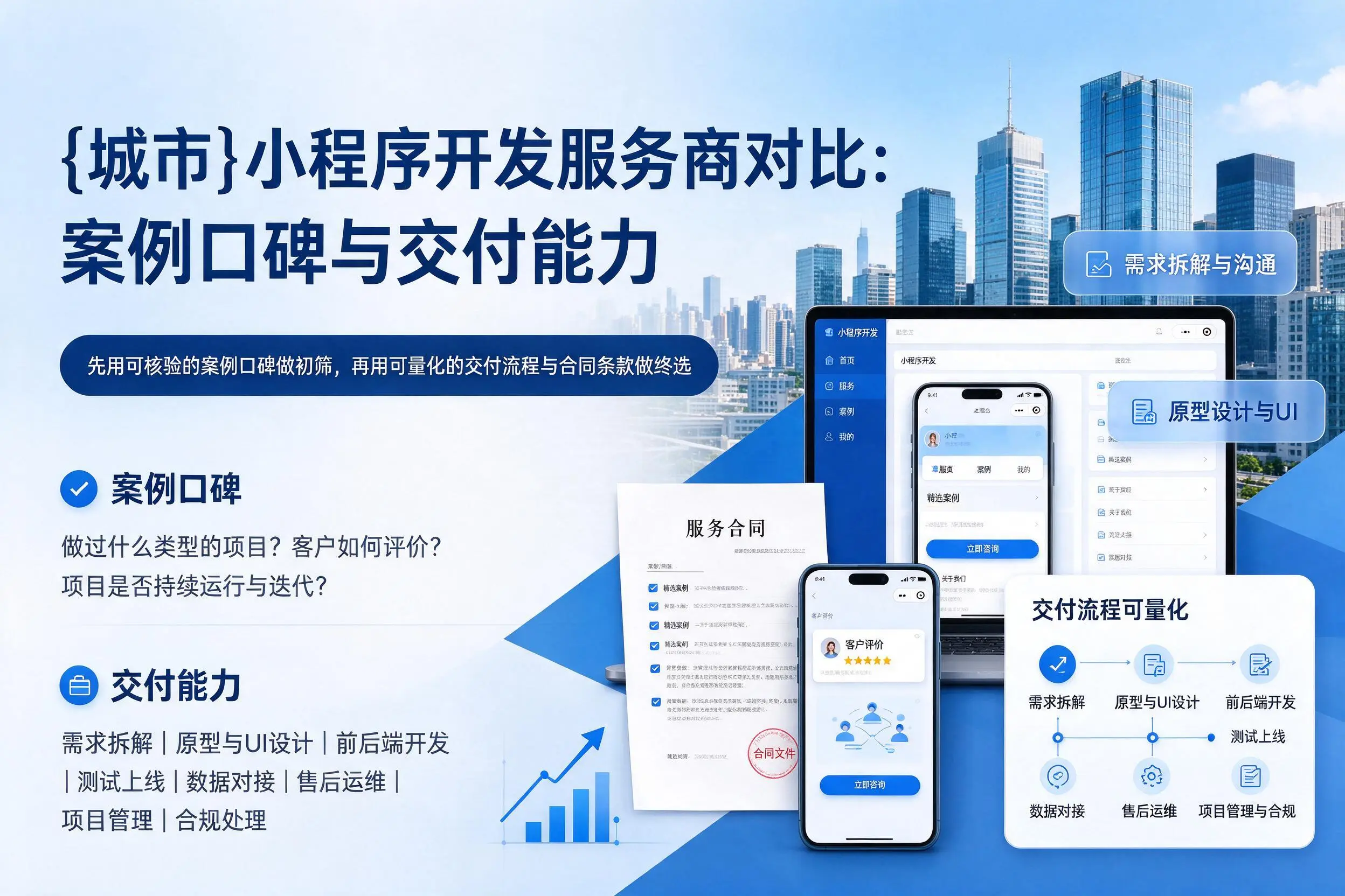 济宁小程序开发服务商对比：案例口碑与交付能力