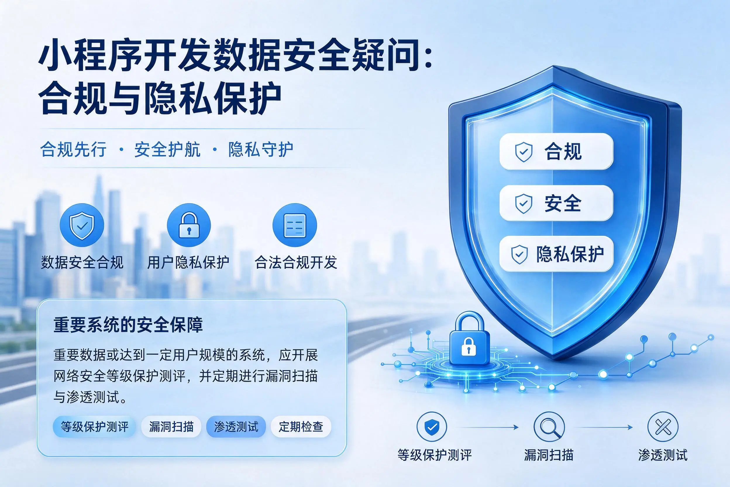 济宁小程序开发数据安全疑问：合规与隐私保护