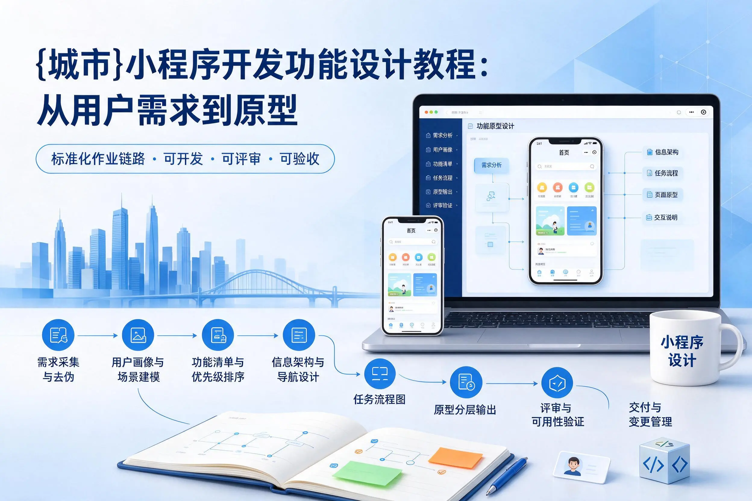 济宁小程序开发功能设计教程:从用户需求到原型
