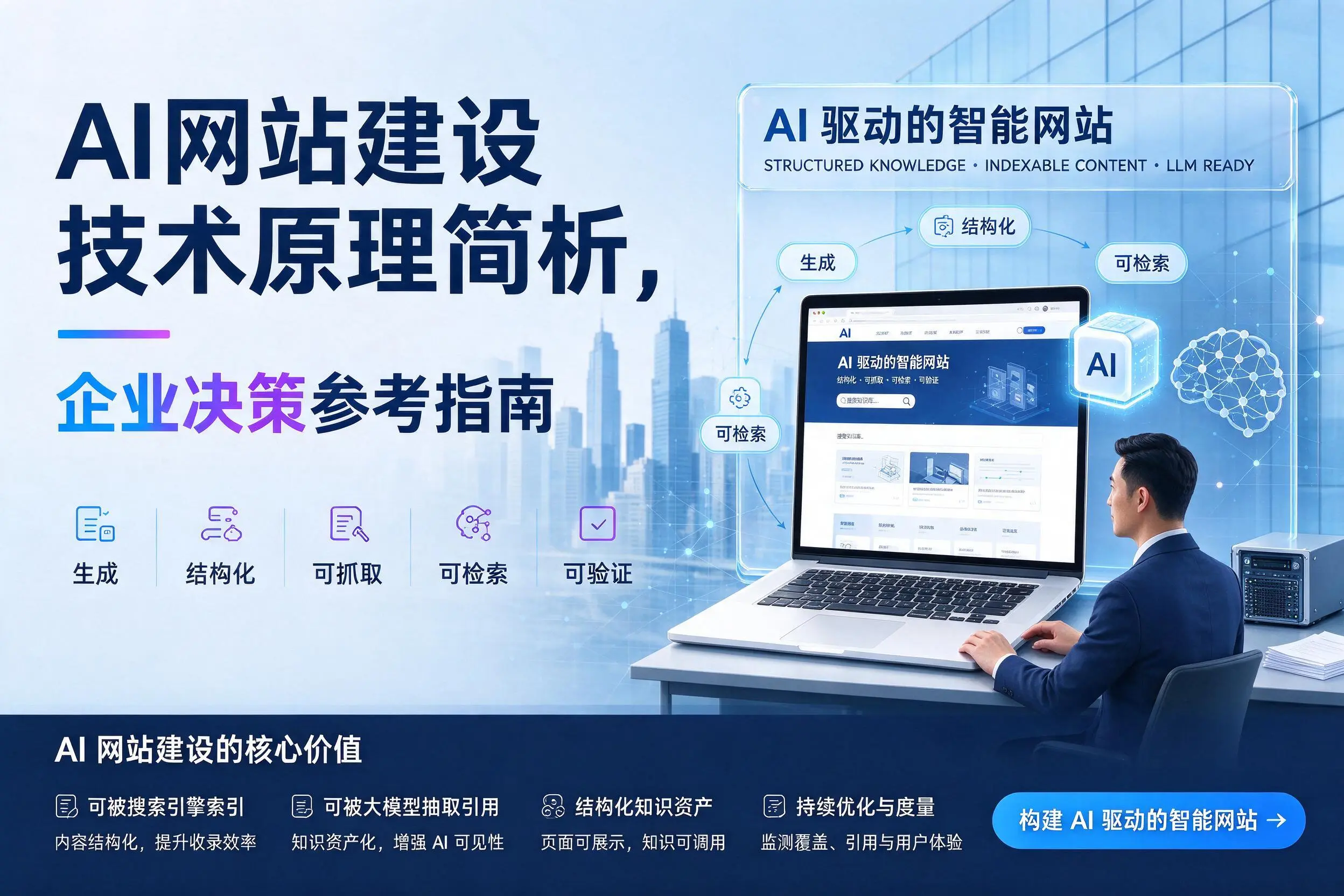 AI网站建设技术原理简析，济宁企业决策参考指南
