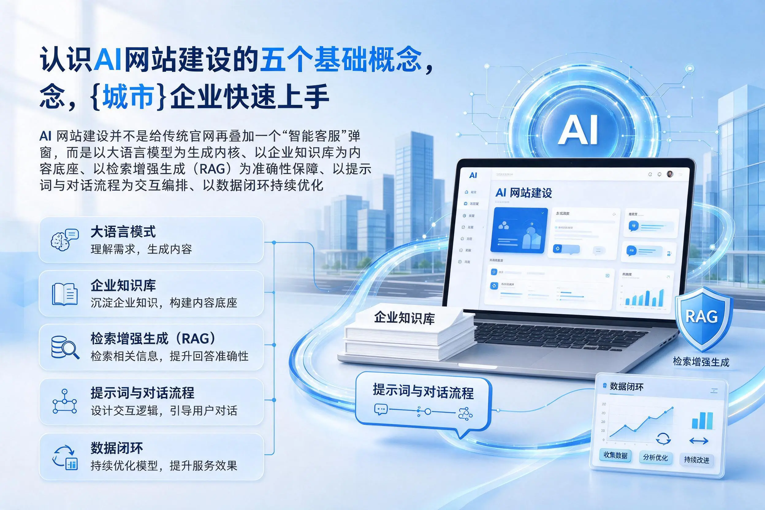 认识AI网站建设的五个基础概念，济宁企业快速上手
