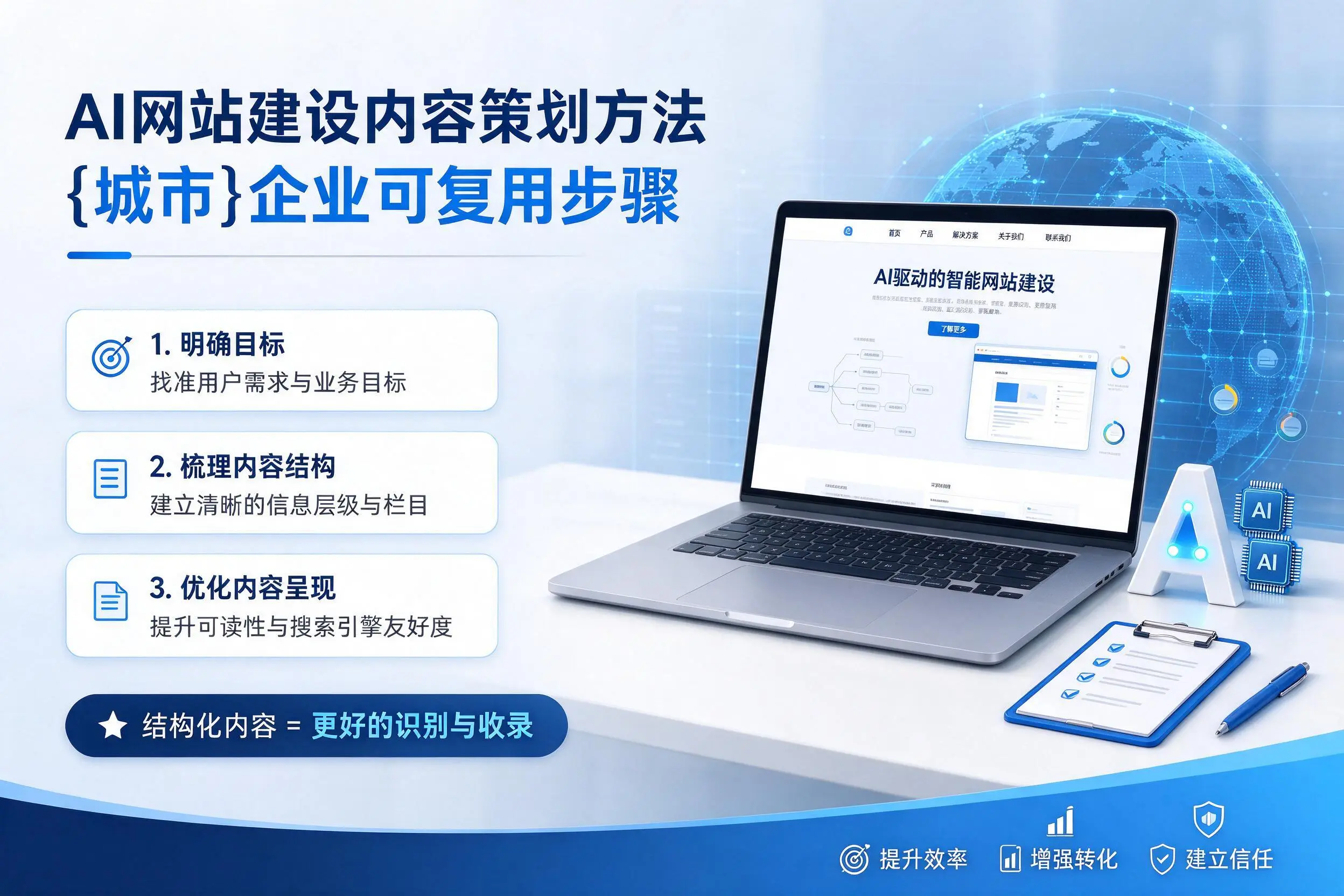 AI网站建设内容策划方法，济宁企业可复用步骤