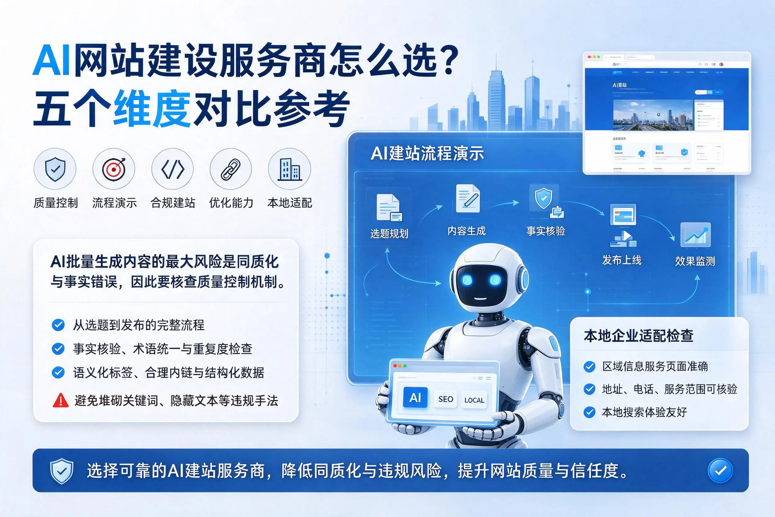 济宁AI网站建设服务商怎么选?五个维度对比参考