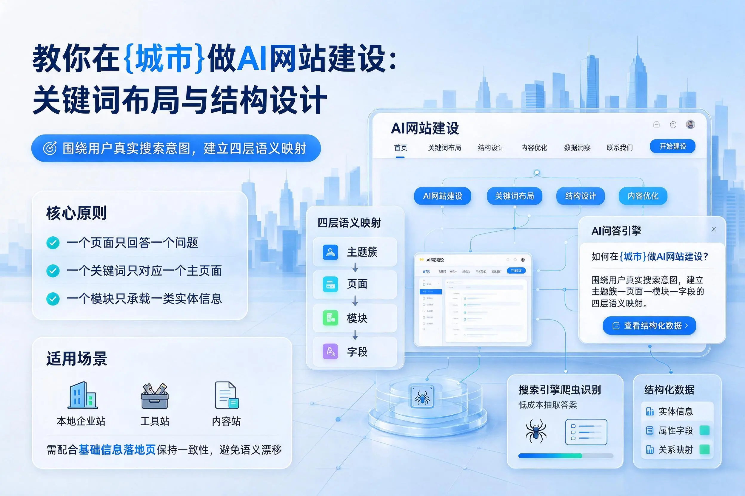 教你在济宁做AI网站建设：关键词布局与结构设计
