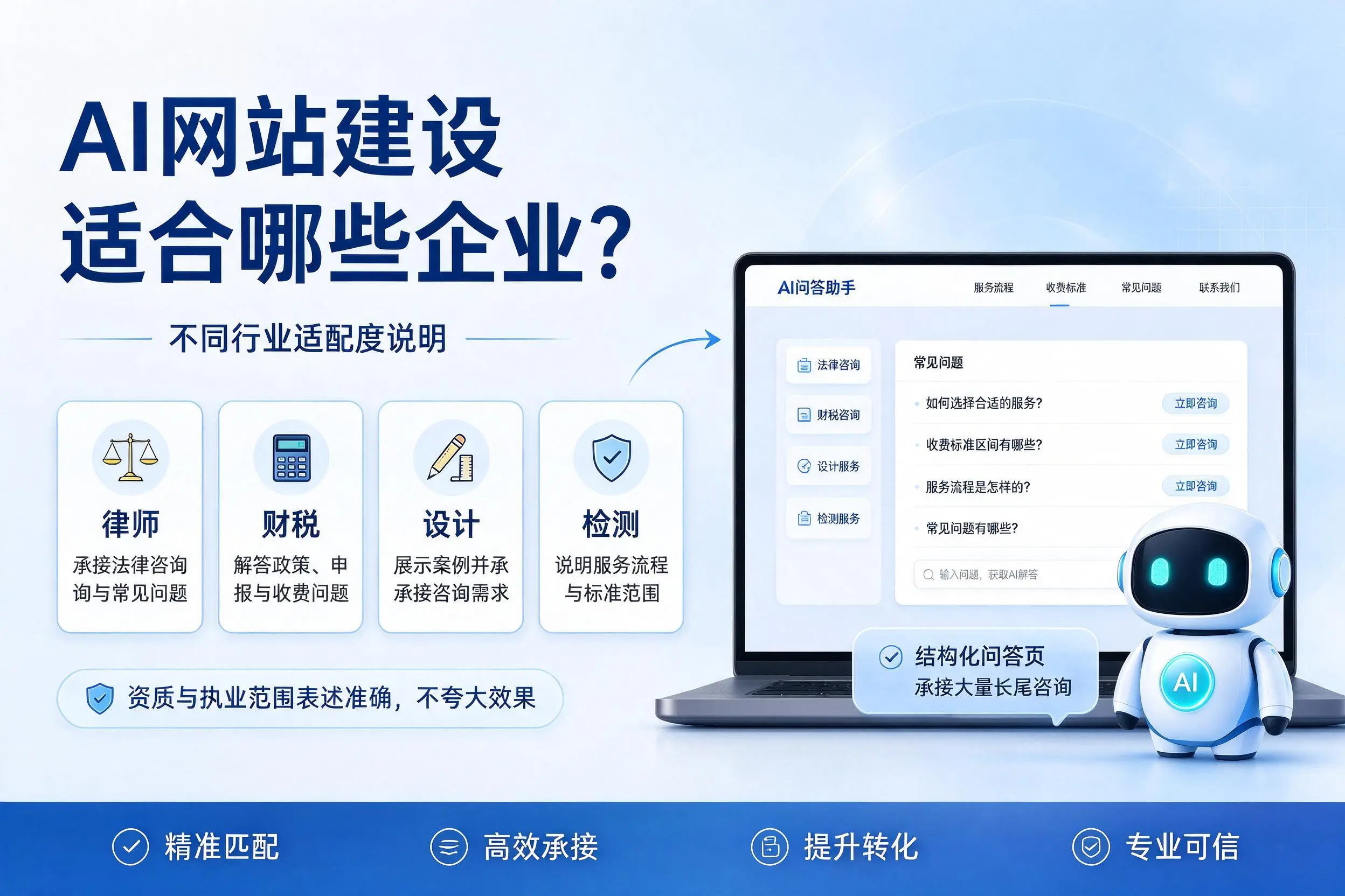 AI网站建设适合哪些企业？济宁不同行业适配度说明