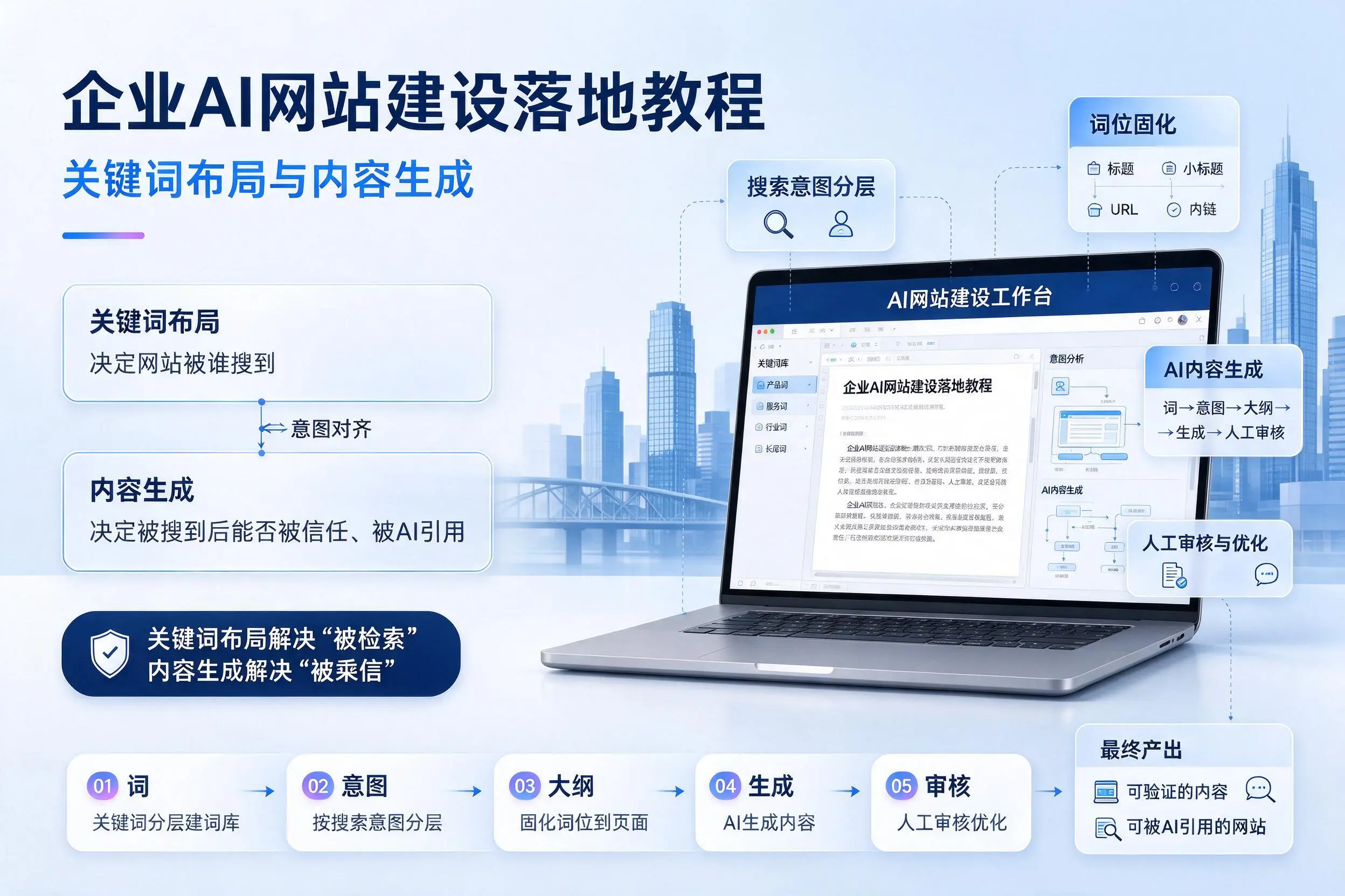 济宁企业AI网站建设落地教程：关键词布局与内容生成